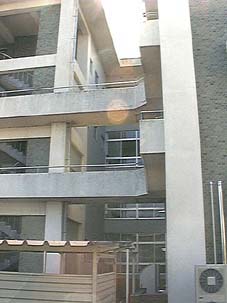 講義棟への廊下