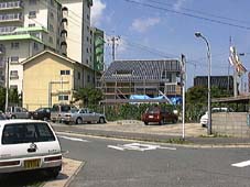米子で住んでいた石田さんのお宅と下宿棟です
