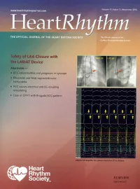 Heart Rhythm 2014年の論文の1ページ目
