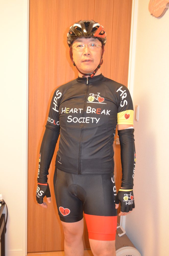 HBSのサイクリングジャージ